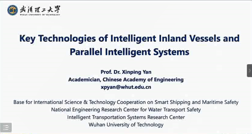 key technologies of intelligent inland vessels and parallel intelligent systems